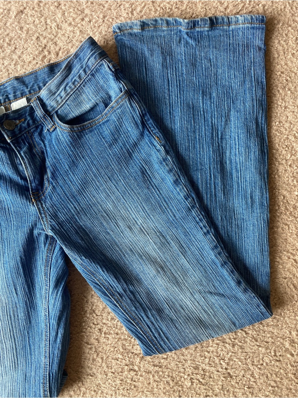 John Galt Brandy Melville Y2K Low Rise Flare Jeans - Picture 4 of 10